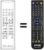 Télécommande équivalente RC 100
