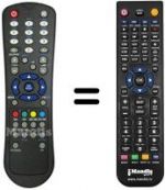Télécommande équivalente RC 1055