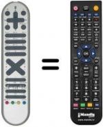 Télécommande équivalente Autovox AX 42PB 26 (ver. 2)