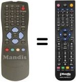 Télécommande équivalente RC 1112905 / 00