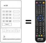 Télécommande équivalente RC 200