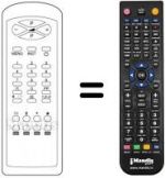 Télécommande équivalente Sinudyne JAZZ 14320