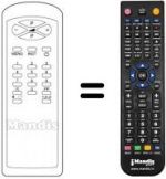 Télécommande équivalente SCHNEIDER STV 3666.1