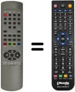 Télécommande équivalente SCHNEIDER STV 3800
