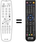 Télécommande équivalente RC 223