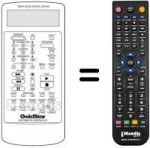 Télécommande équivalente RC 400 P