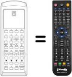 Télécommande équivalente RC 41