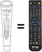 Télécommande équivalente RC 4205 X