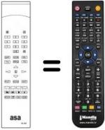 Télécommande équivalente RC 505