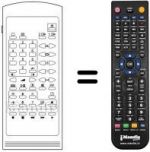 Télécommande équivalente RC 5540