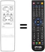 Télécommande équivalente RC 57