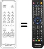 Télécommande équivalente RC 5806
