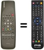 Télécommande équivalente RC 600