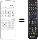 Télécommande équivalente RC 700