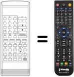 Télécommande équivalente RC 70 F