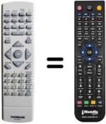 Télécommande équivalente RCT 195 DB1