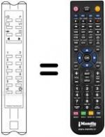Télécommande équivalente RCT 300
