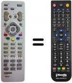 Télécommande équivalente RCT 311 DA1