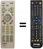 Télécommande équivalente RCT 311 DA2