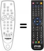 Télécommande équivalente RCT 312