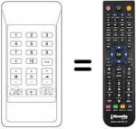 Télécommande équivalente RCT 3403 S