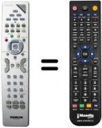 Télécommande équivalente RCT 615 DBLM1