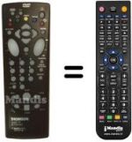Télécommande équivalente RCT 842 MN
