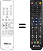 Télécommande équivalente RCX 800