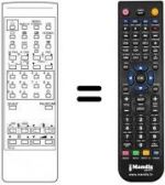 Télécommande équivalente A76100Q005