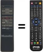 Télécommande équivalente RC-T1000