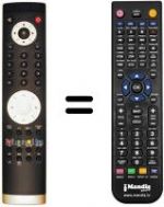 Télécommande équivalente RC 1050