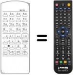 Télécommande équivalente RC 710