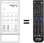 Télécommande équivalente REM 20
