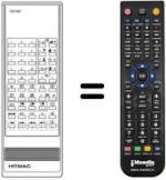 Télécommande équivalente RH 1000