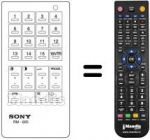 Télécommande équivalente Sony KV-2204 ET