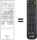 Télécommande équivalente RM-611
