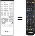 Télécommande équivalente RM-646