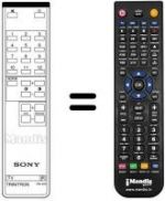 Télécommande équivalente Sony RM-656