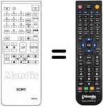 Télécommande équivalente Sony KV-21 XRU