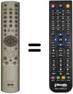 Télécommande équivalente Sony KLV-17 HR2