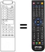 Télécommande équivalente RM 104 / 45