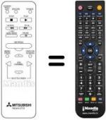 Télécommande équivalente RM M30-57401