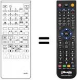 Télécommande équivalente RM 673