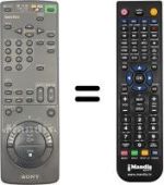 Télécommande équivalente Sony SLV-E 300