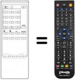 Télécommande équivalente RM-622
