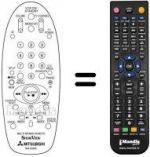 Télécommande équivalente RM 65805