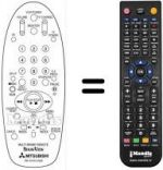 Télécommande équivalente RM 76151V-67902
