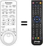 Télécommande équivalente RM M25-43301