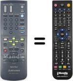 Télécommande équivalente RM M40V-57501