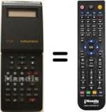 Télécommande équivalente Grundig GV-2392 VPT